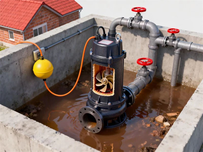 Sewage Lifting Pump Control
